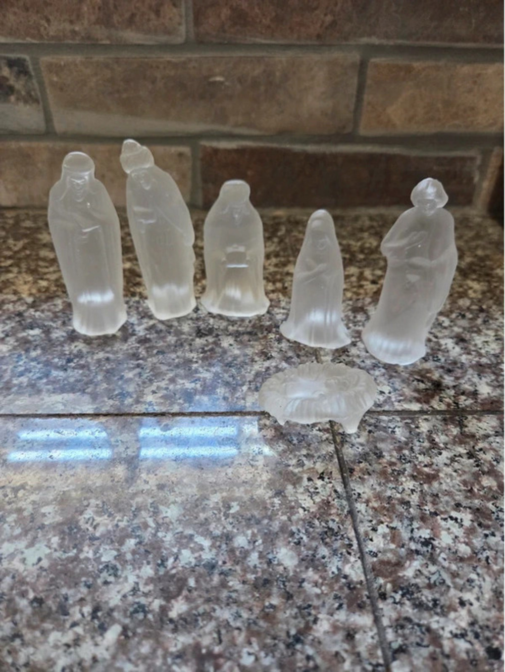 Vintage 6-piece miniature Christmas Nativity Set